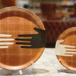 Plate Set Of 12 ( 6 Dinner Plates 6 Salad Plates)