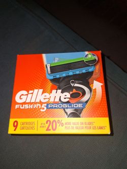 Gillette Fusion 5 Proglide 9 cartridges