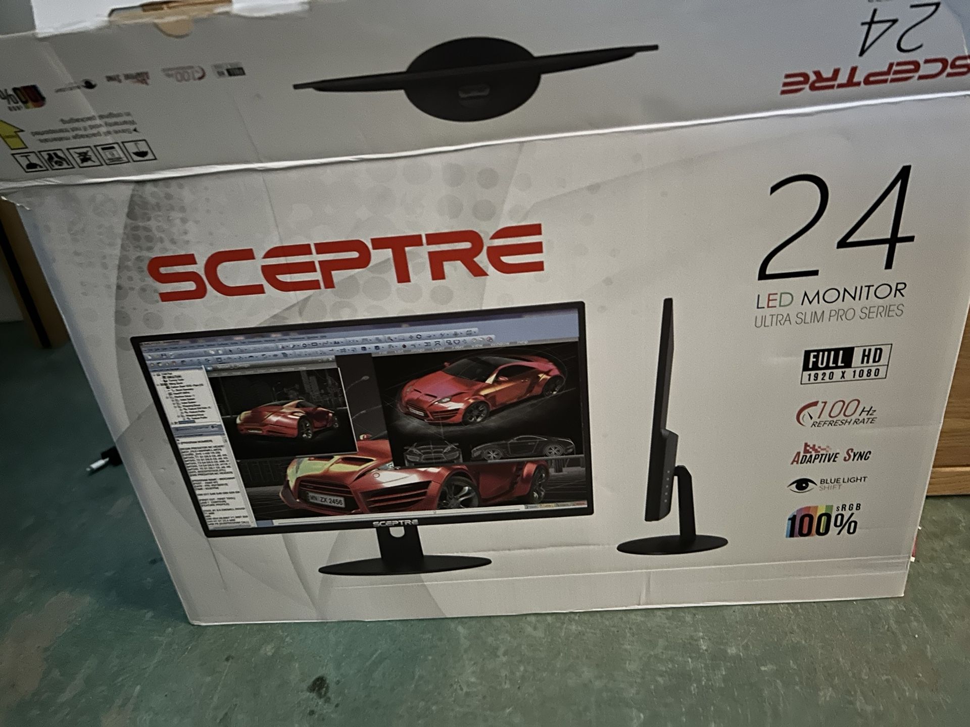 Sceptre 24” LED Monitor – Ultra Slim Pro Series (Slightly Used)