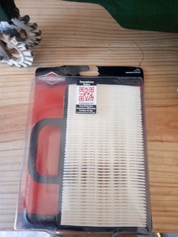 Lawn tractor air filter