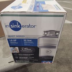 Brand New insinkerator 1.0 hp silent series garbage disposal