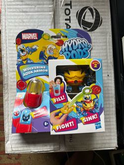 Marvel Wolverine Hydro Pods Aqua Armor *New Sealed