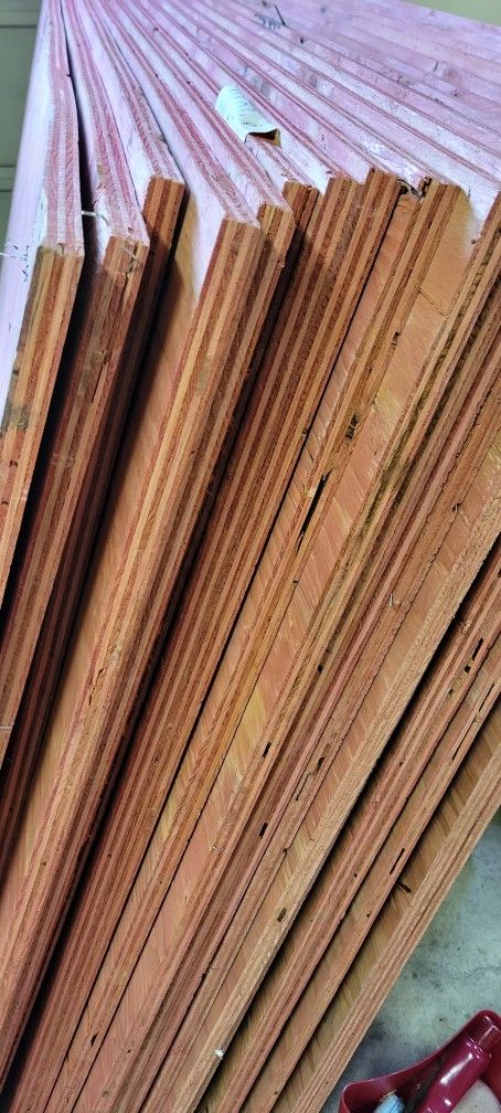 8 SHEETS OF FIRE RATED PLYWOOD