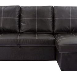 2 pcs Sectional converts to a bed