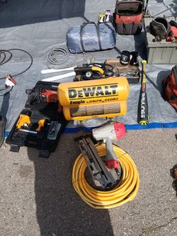 Dewalt twin tank tank , one point one horse