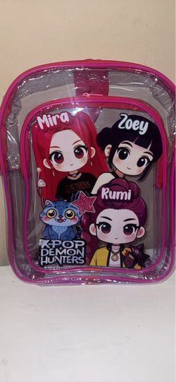 Kpop clear backpack