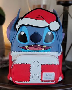 Lilo and Stitch Holiday Santa Mini Backpack 