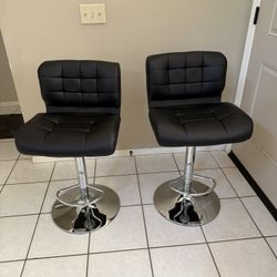 Two Black Stools