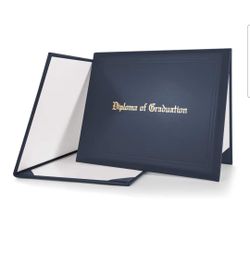 Diploma Cover Navy Blue/ Azul Marino