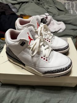 Size 6m Air Jordan 3 “White Cement”