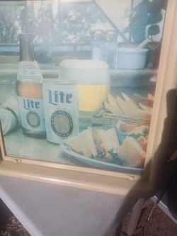 Miller's Light Lighted Beer Sign 1984