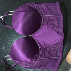 Victoria Secret Push Up Bra With Corset Size 34DD