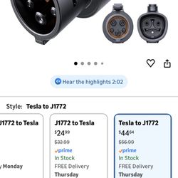 Tesla Charger Adapter
