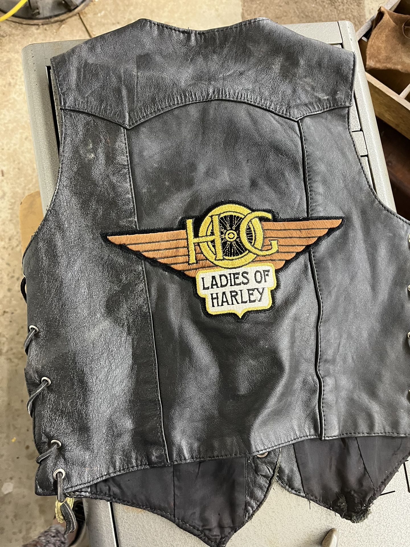 Vintage Harley Davidson Vest