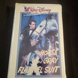 Rare Vintage Disney The Horse In The Gray Flannel Suit Clam Shell VHS  Cassette Tape!
