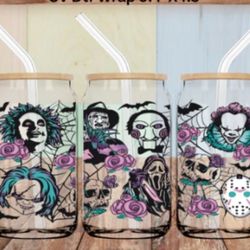 Halloween Glass Cup