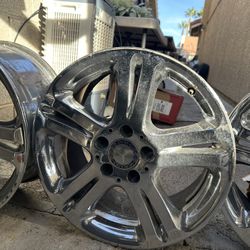 17inch Rims Mercedes Benz Original Chrome 