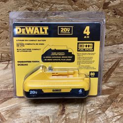 DEWALT 20V MAX Compact Lithium-Ion 4.0Ah Battery Pack