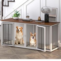 Brand New Large Dog Crate Furniture $350