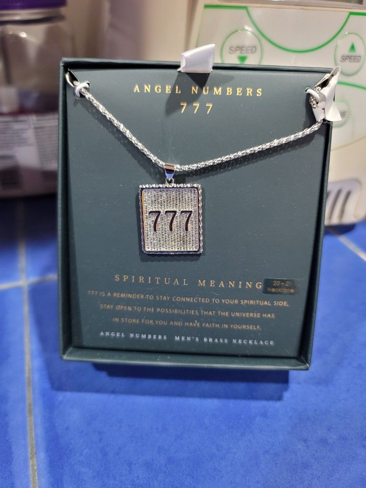 Brass Men's Necklace 777 (By Bain Miller)