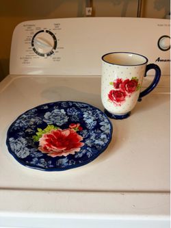pioneer woman one coffee cake plate set