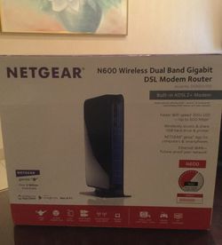 Netgear N600 dual band gigabit DSL Modem Router