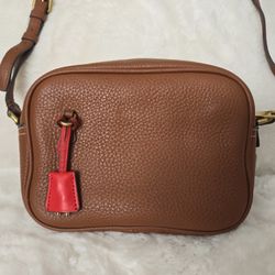NEW J.Crew Signet Pebbled Leather Crossbody Camera Bag