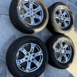 Ford F-150 / Expedition OEM 2024 2025 chrome wheels and tires 