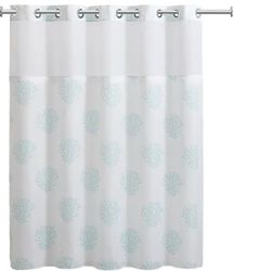 Hookless shower curtain