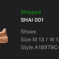 Converse Shai 001 Size 13