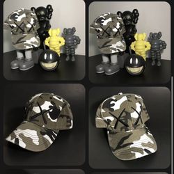 Kaws Originalfake Murakami Flower Supreme Hat Cap