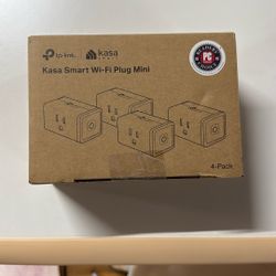 TP-Link Kasa Smart Wi-Fi Mini Plug 4x Pk