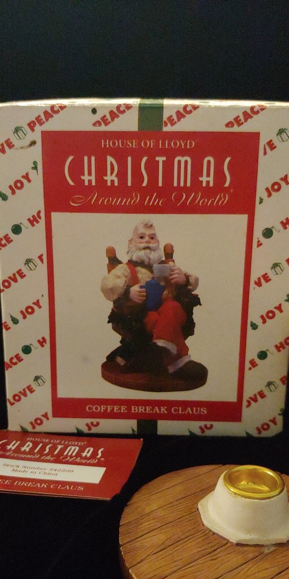 House of Lloyd 1996 Coffee Break Claus Incense Burner for Sale in