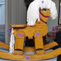 One Of A Kind Girl Rocking Horse 