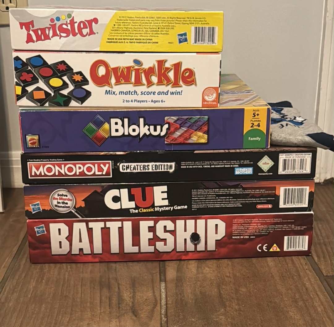 5 Board Game Bundle