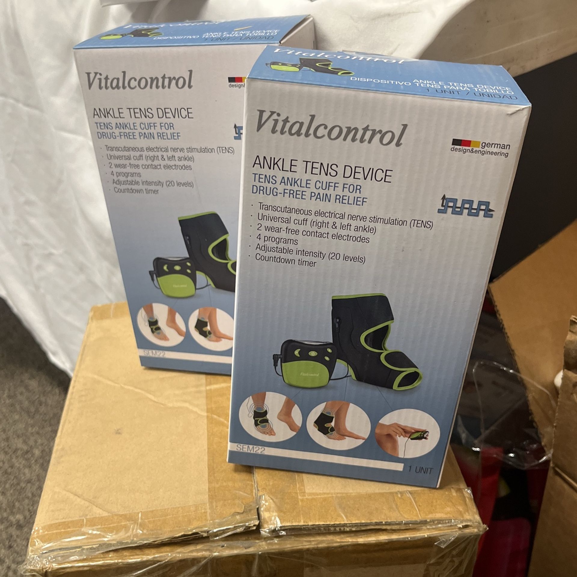 Vitalcontrol Ankle Tens Device Brandnew