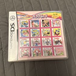 Nintendo DS 520 In 1 Game Cart