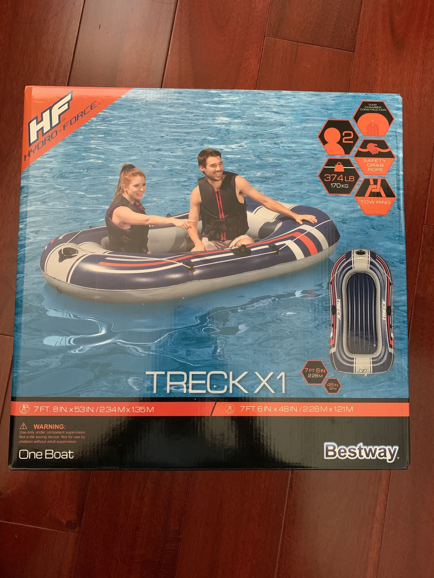 Bestway Hydro Force Treck X1 Inflatable Boat with Pump