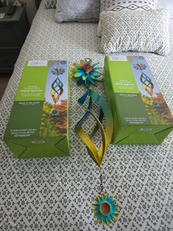 Butterfly  Hanging  Kinetic  Wind Spinners (2)