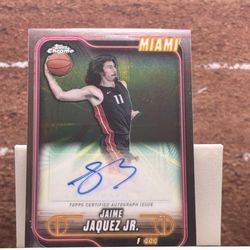 Jamie Jaquez jr ,Topps Chrome Auto