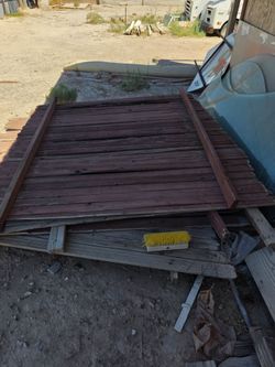 Free used Fencing , doors , refrigerator,  gas oven