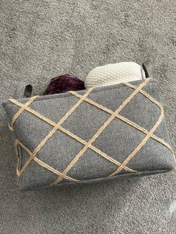 New Pale Green Basket / Tote - Home Organizing