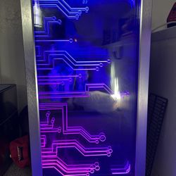 Manastin Gaming Light Up Mini Refrigerator