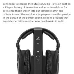 RF Sennheiser Wireless Headphones Noise Cancelling