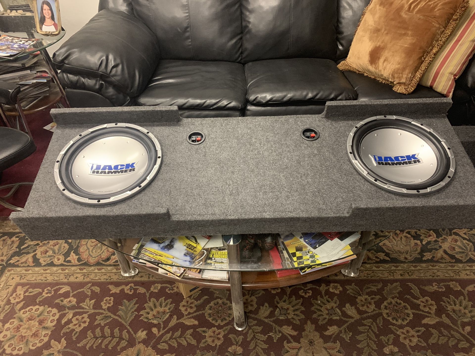 Mtx car audio . 12 inch car stereo subwoofers with Chevy extra cab box