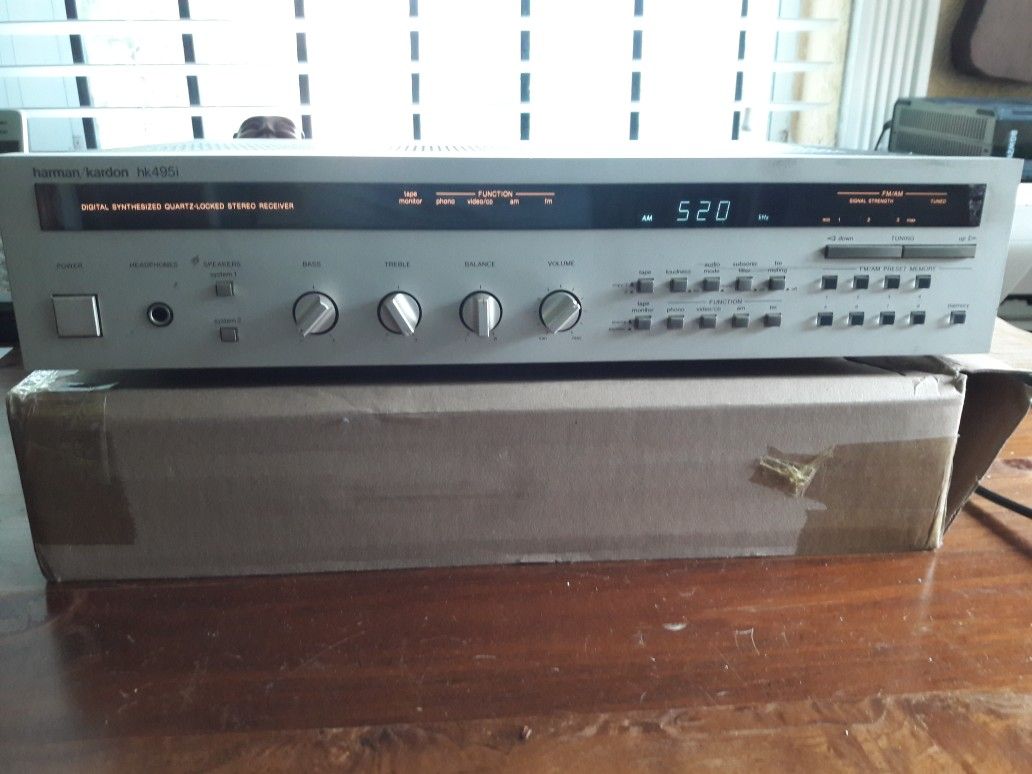 Vintage Harman Kardon HK495i Digital Synthesized Stereo Receiver