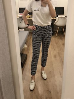 Gap trousers diamonds print