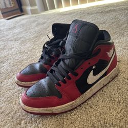 Red and Black Jordan Highs Size 9
