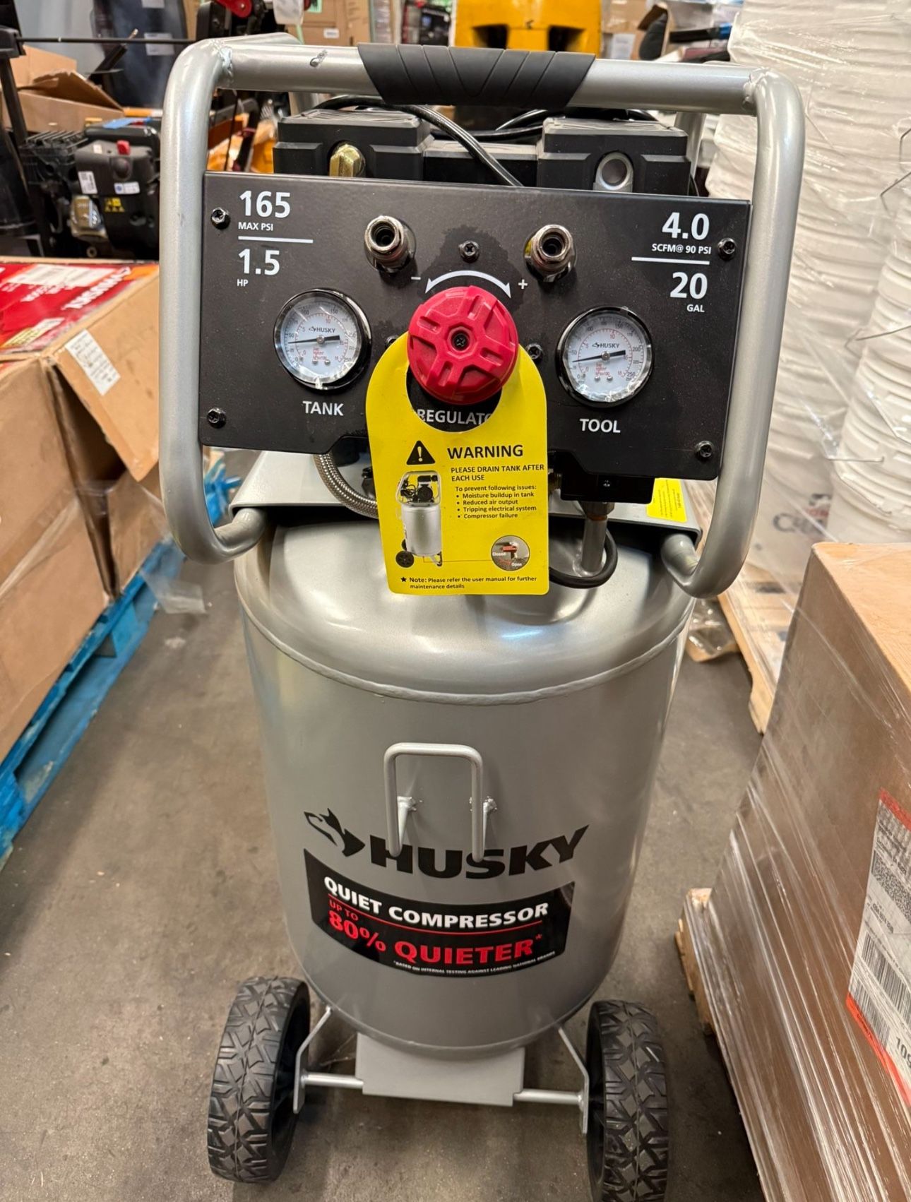 Air Compresor Husky 20 Gal Quiet