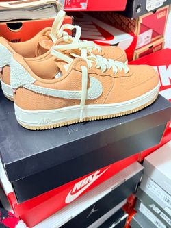 Nike Air Force 1 Low Tan Sneakers